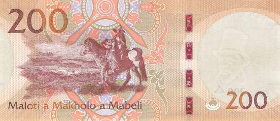 Lesotho p30 200 Maloti 2021